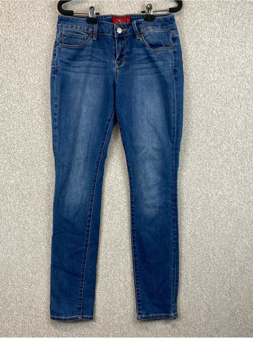 Lucky Brand Leyla Skinny Jeans Womens 28/6 Reg Low Rise Y2K Boho Retro